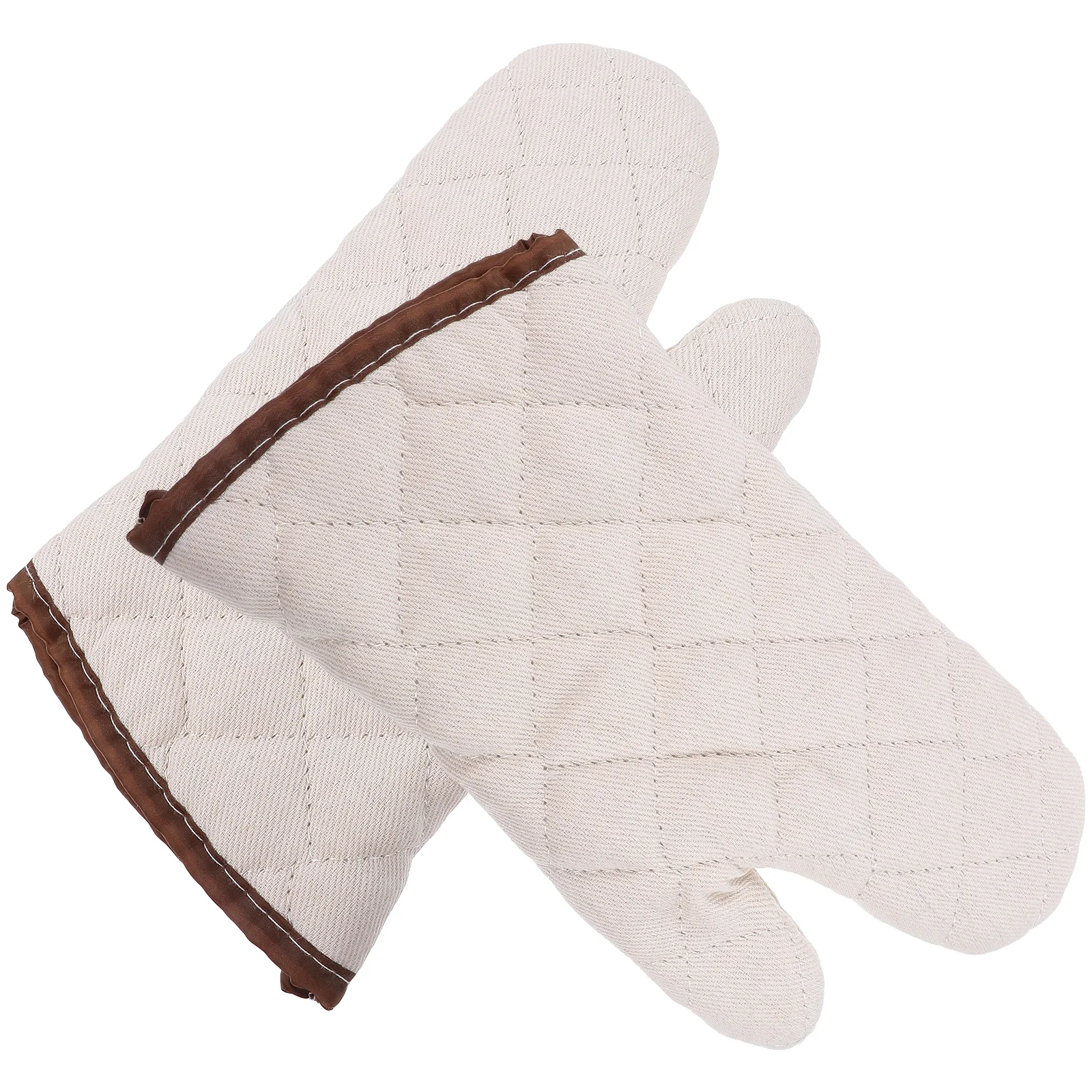 

Heat Resistant Gloves Baking Mittens Kitchen Oven Non slip Anti scald Grill Small Mitts Soft Material Easy Clean Reusable