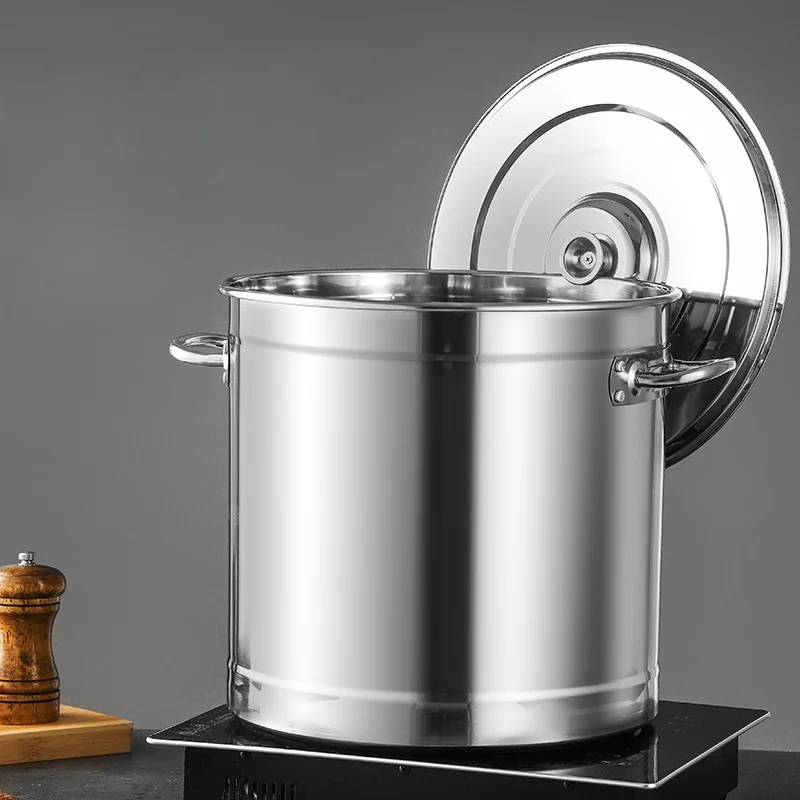 6L Stainless Steel Airtight Canister with Locking Clamp Grain Containers Bucket for Kitchen