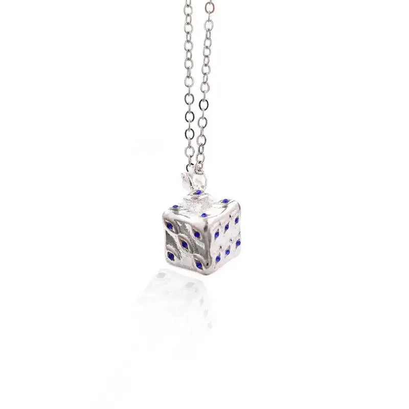 

DAZCOS Anime Necklace Prison Realm Cosplay Dice Hammer Pendant Costume Accessories Fashion Punk Gojo Satoru Sealing Box Pendant