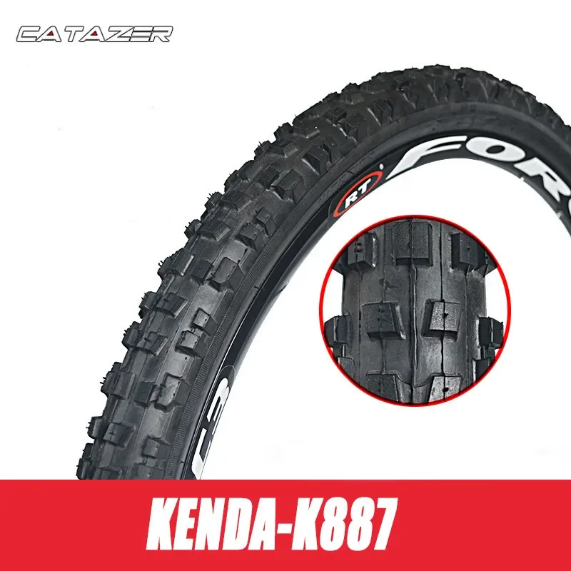 

CATAZER 26*1.95/2.1/2.35 26 Inch Mountain Bike Tires Down Hill MTB DH Climbing Antiskid Tyres Bicycle Parts Durable Bicycle Tire