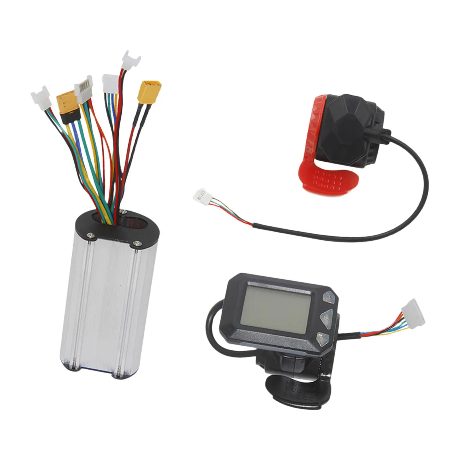 

Electric Scoooter Motor Display Controller Kit Accessories Easy Installation Premium Replaces with LCD Display Panel 36V 350W