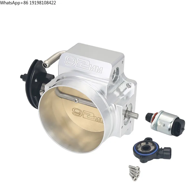 Aluminum Billet Spacer Adapter 92mm New Condition Throttle Position Sensor (TPS) IAC & Throttle Body for GM LS