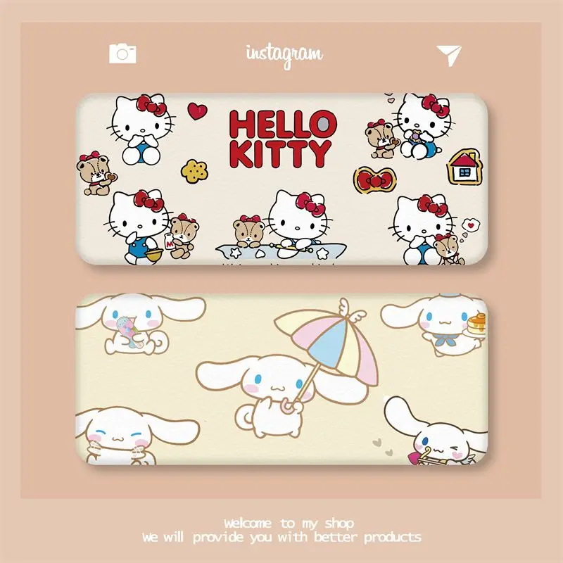 Sanrio HelloKitty Cinnamoroll Eyeglass Case Portable Anti-crush Carry-on Myopia Eye Case Sunglasses Storage Sunglasses