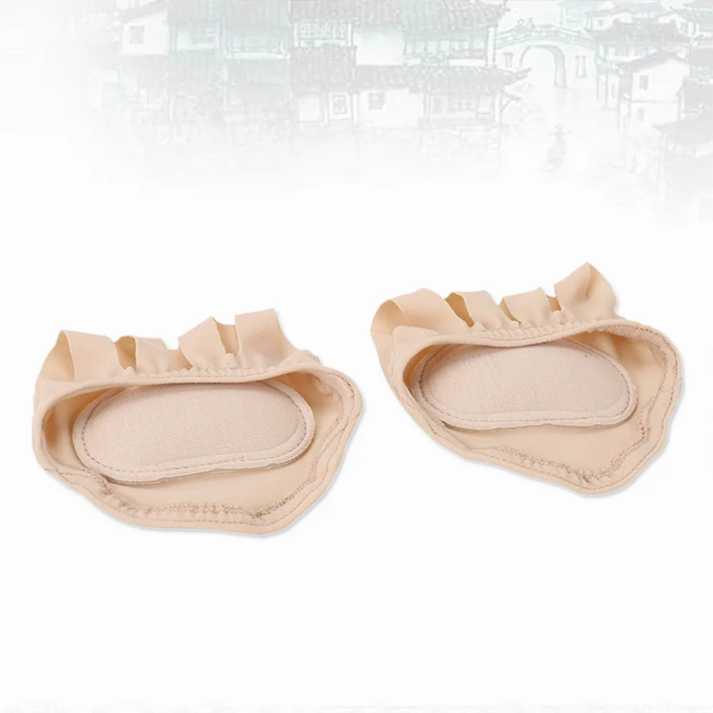 

Skin Color Ball of Foot Pain Relief Pads Cushion Toe Loop Forefoot Protection Absorbs Friction Reduces Pressure