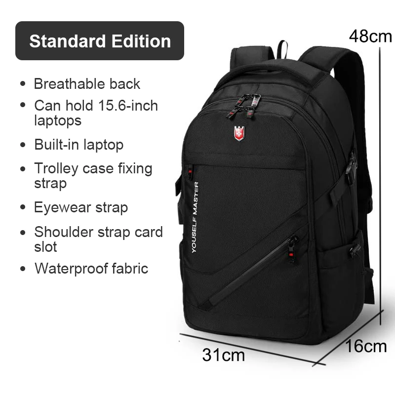 15.6 inch Laptop Backpack for MacBook Air 15 inch 2023 Waterproof Travelling Backpack Large Capacity Notebook Bag for MacBook 16