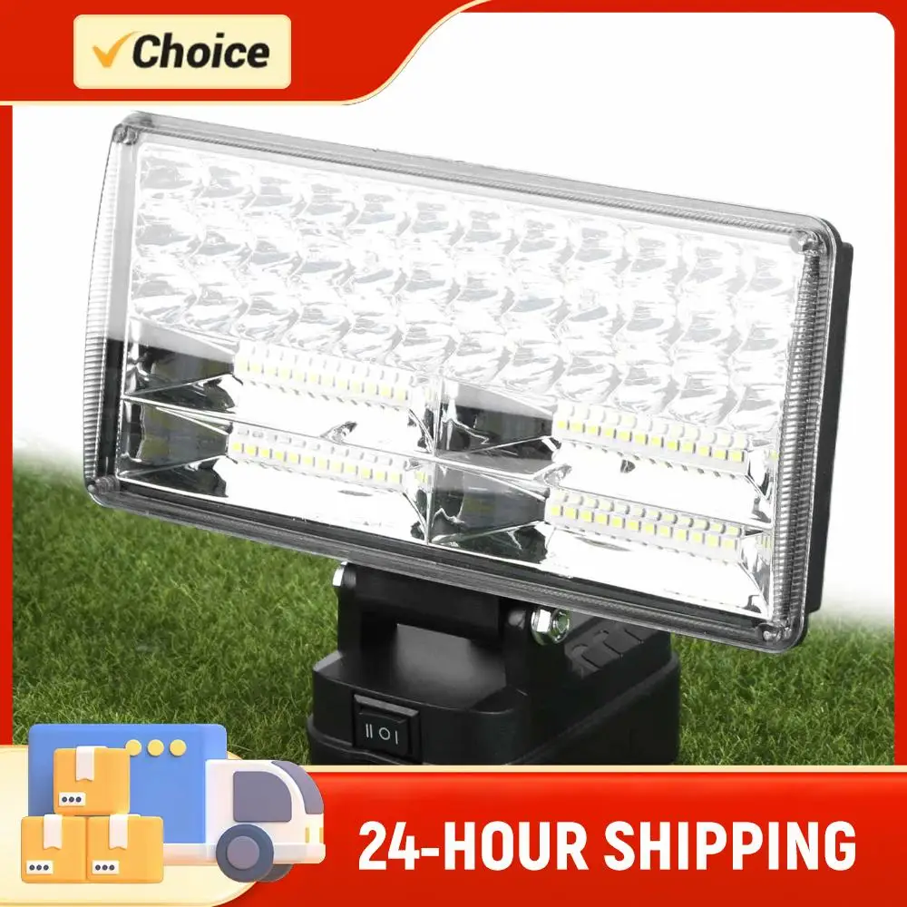 

Электрический фонарь с 2 USB-портами для зарядки, совместимый с аккумулятором Makita 18В, рабочая лампа для кемпинга и активного отдыха (аккумулятор НЕ входит в комплект)