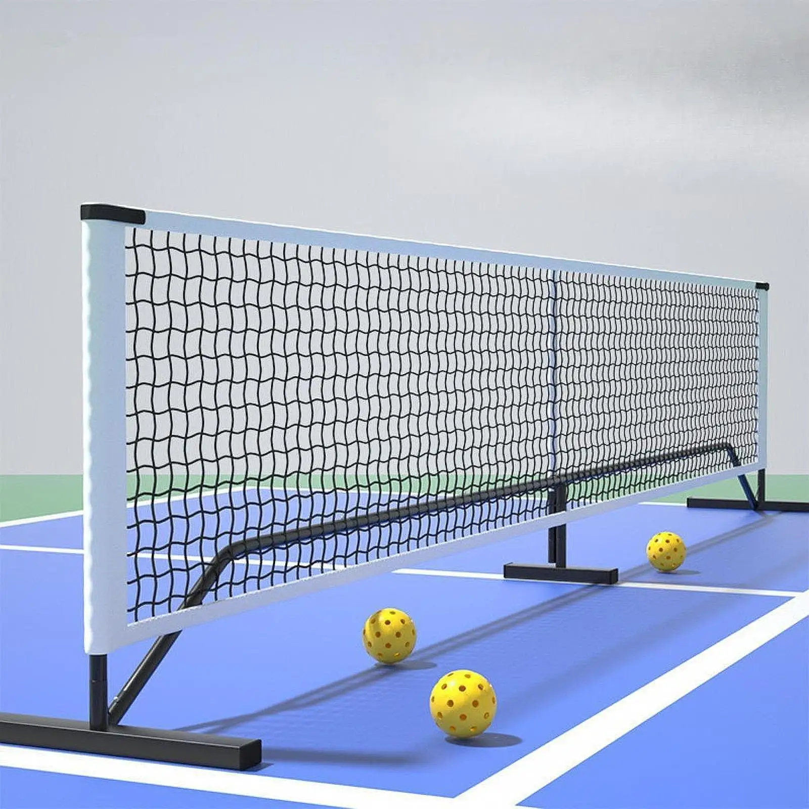 Portable Pickleball Net Set Portable Badminton Pickleball Net Set for Backyard Tennis Gift Volleyball Outdoor Tennis Sports