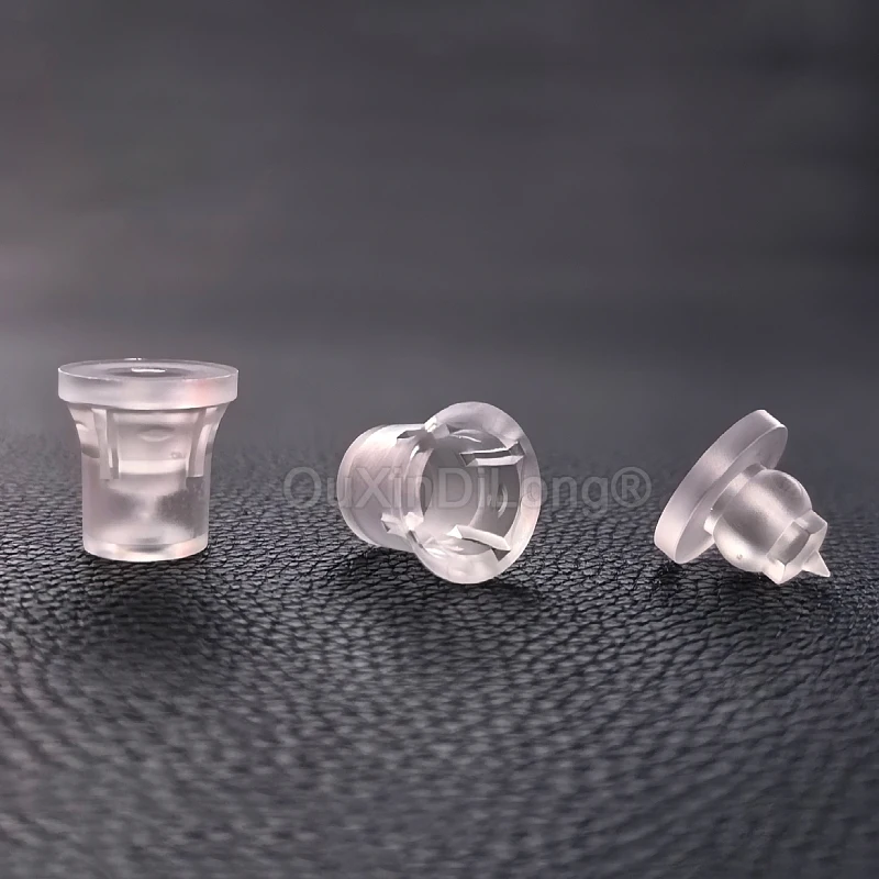 

200PCS Hidden Clip-in Acrylic Standoffs Invisible Plastic Screw Transparent Advertising Nail for Signs Signage Mount to Install