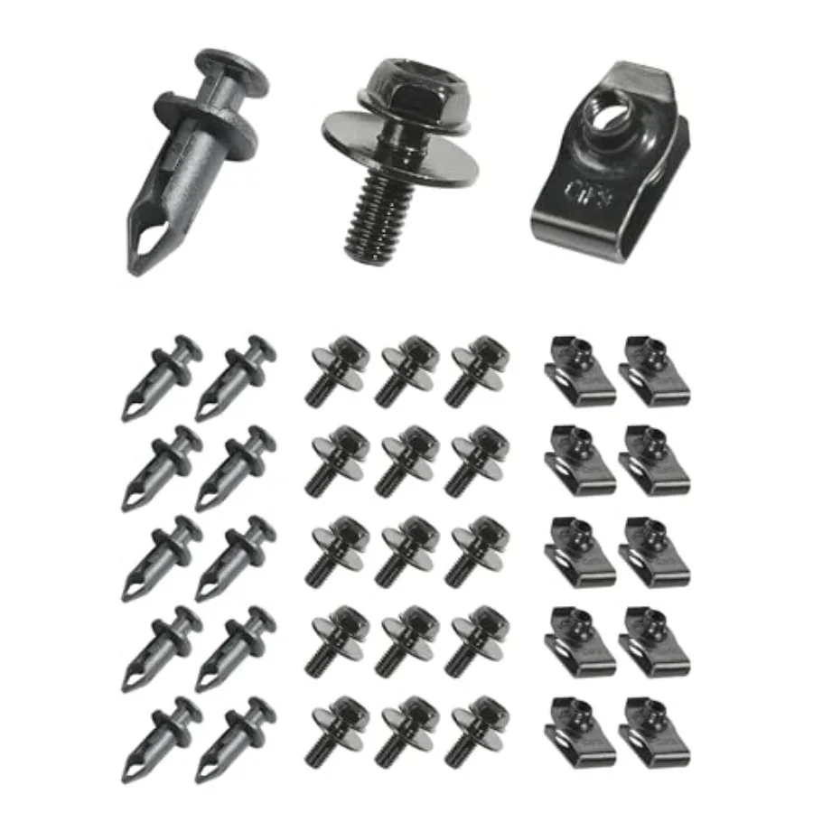 

35PCS Automotive Clips, Car Accessories Bumper Clips, Car Body Screws, Engine Cover Guard Screw, Automotive Replavement Bumper