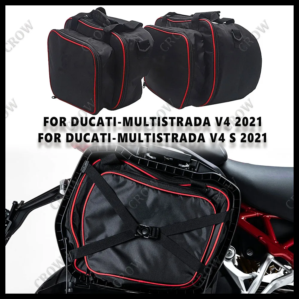 

V4 S Новые аксессуары для мотоциклов MULTISTRADA v4 для Ducati Multistrada V4 S 2021 Внутренние Сумки для пластиковых боковых панелей