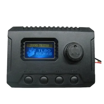 TL80 RC Servo Tester Multi-function Programmable Digital Steering Gear Performance Tester for RC Robot Airplane Helicopter Car Servo