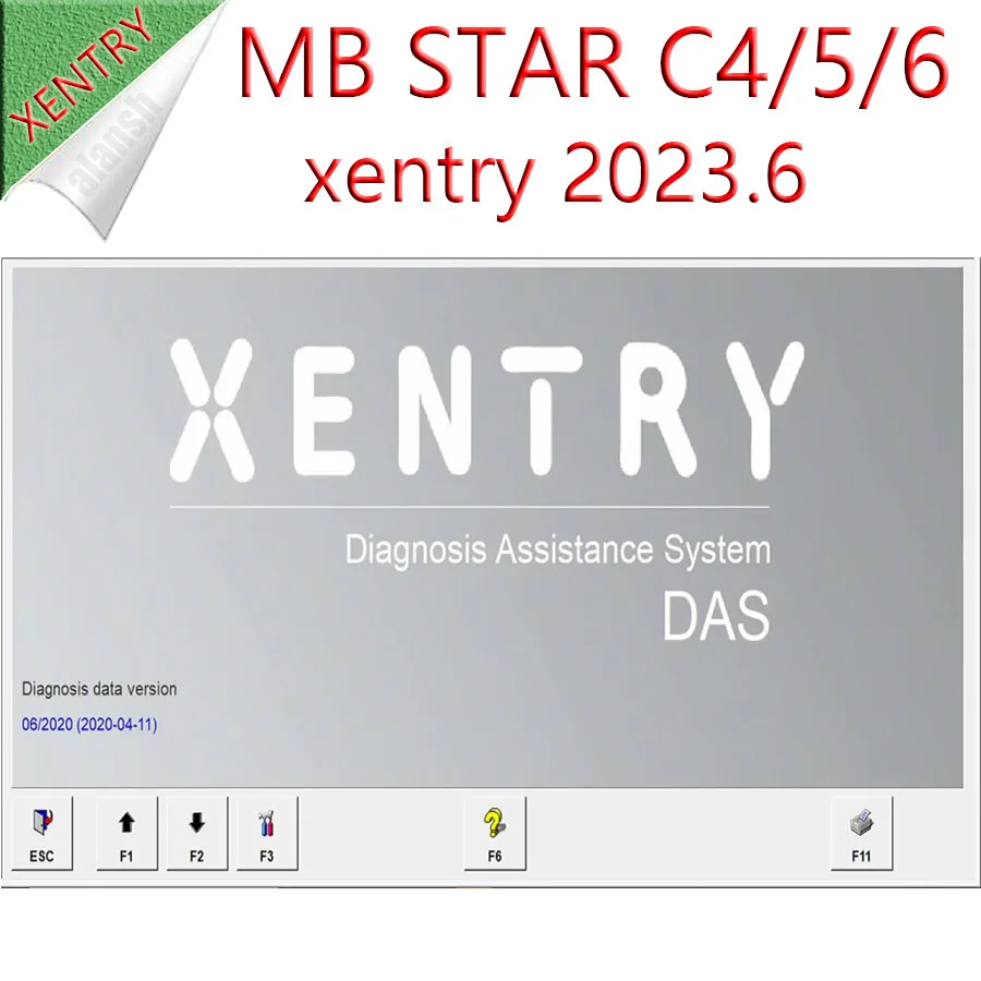 2023.6 MB Star Xentry DAS Software Diagnostic for C4/C5/C6 Come with 240G SSD