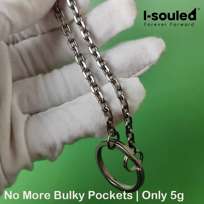 

High Strength Titanium Keychain Corrosion Resistant Durable Unisex Gift