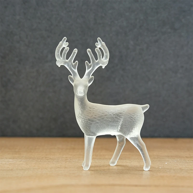 Micro Landscape Fairy Deer Figurine DIY Miniature Garden Decor Creative Craft Cute Mini Animal Statue Home Decoration