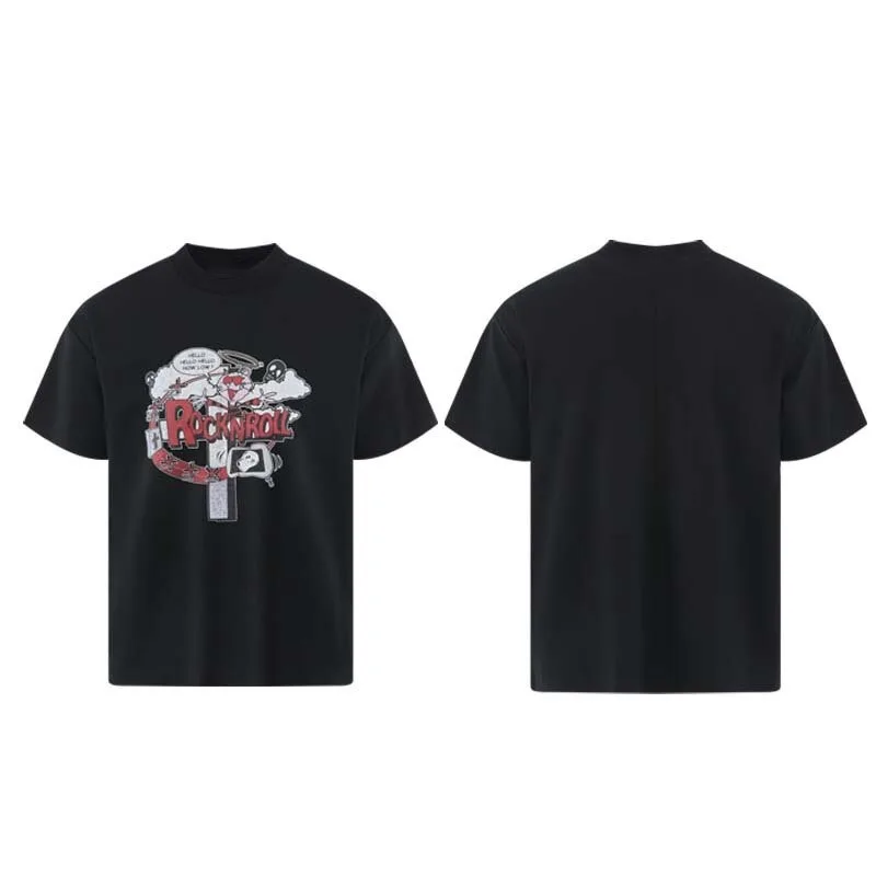 Number (N)ine Vintage Rare Rock N Roll T-Shirts Printed Short Sleeved Tees