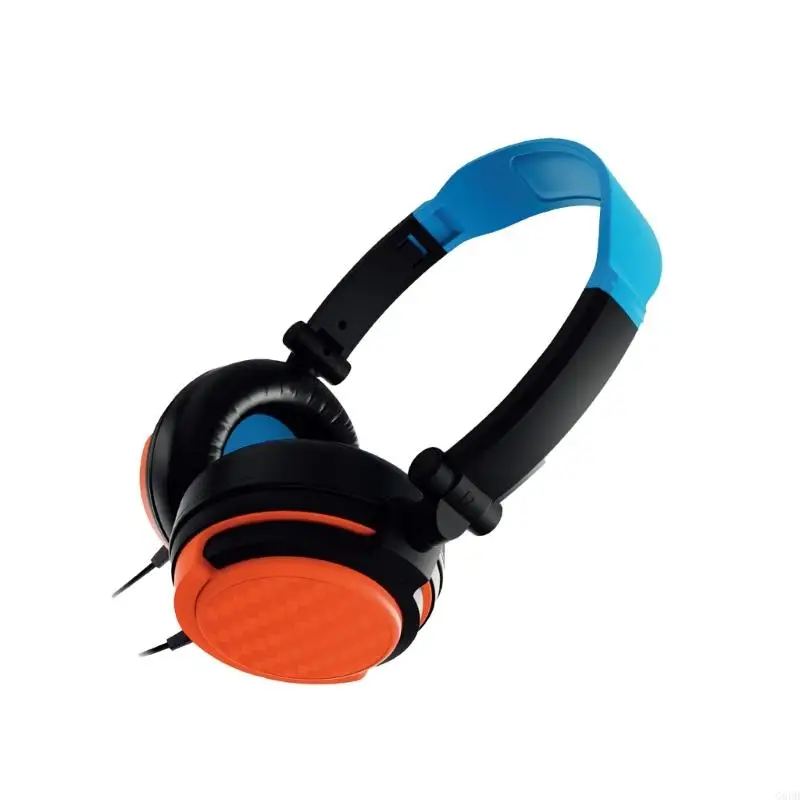 

G6DD Comfortable Over Ear Headsets Builts in Quality Mics 3.5mm Plugs for PC Gaming Consoles Gaming Earphone Headphones