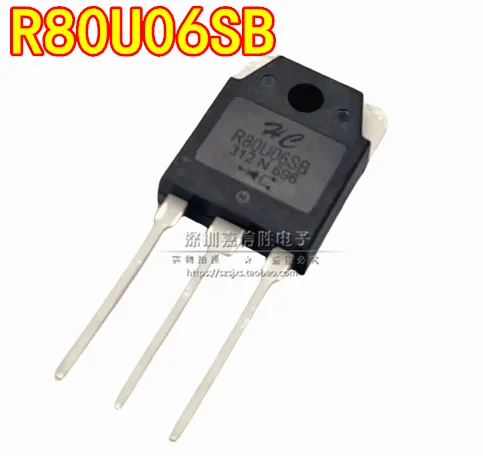 5PCS R80U06SB 80A600V TO-3P brand new Fast recovery diode