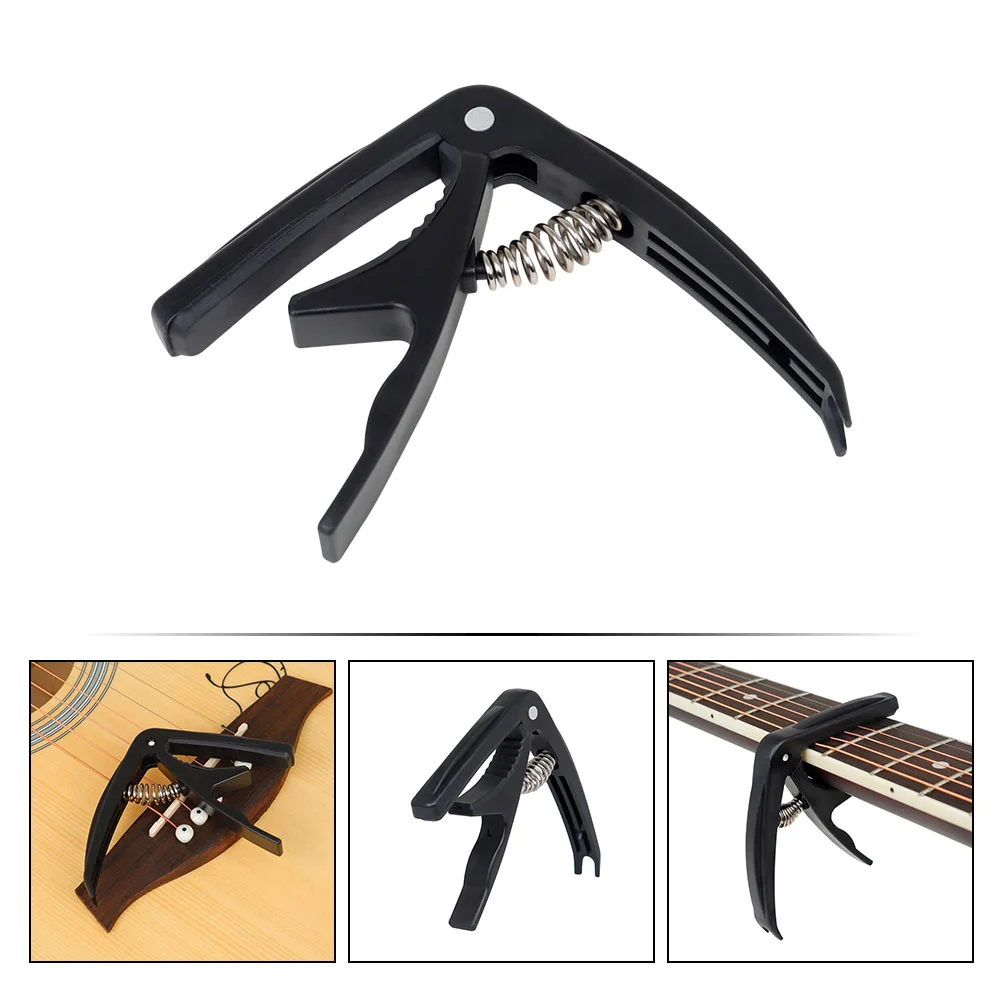 Capo Guitar Replacement for Ukulele Banjo Quick to Change Electronic Tuner Classical Abs Accessory Clip Folk Music