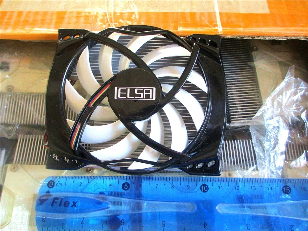 NEW FAN FOR INNO3D GTS250F1VB  GT240 GT440 ELSA Radiator Fan Four wire temperature control Swiss Design 110X95X35MM