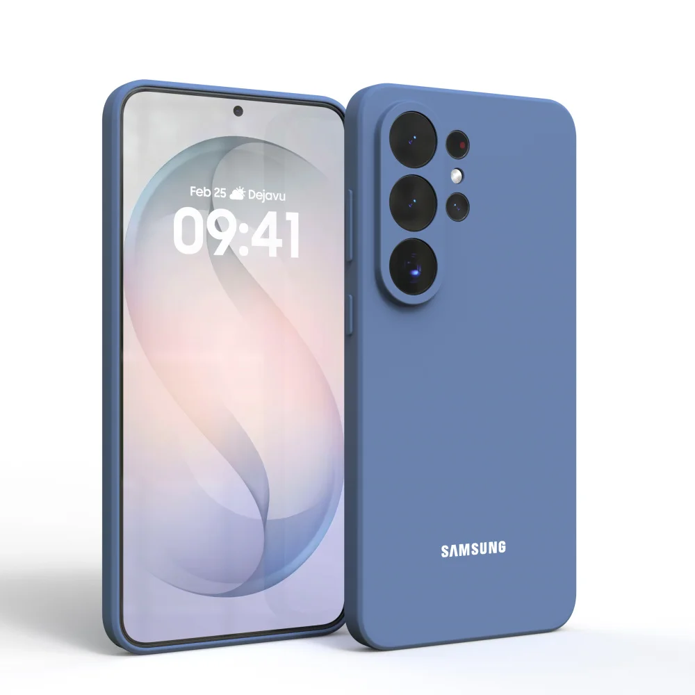 Für Samsung Galaxy S26 Ultra Hülle Seidig-Glattes Silikon-Cover Soft-Touch Rückseitenschutzgehäuse Für S26Ultra S26 Plus S25 FE S24 S23
