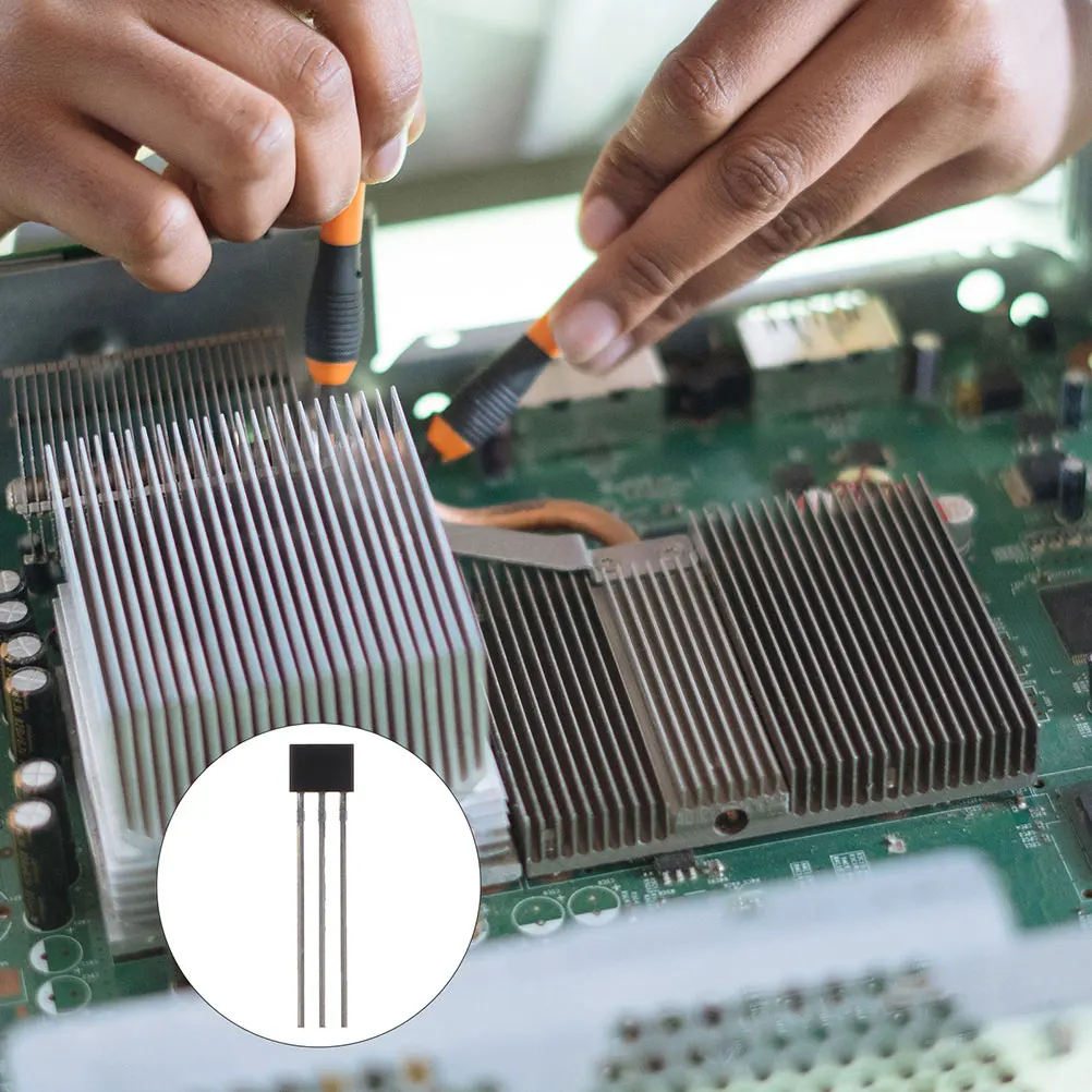 

10pcs Hall Effect 3Pins High Temperature Stability Reliable Automotive Industrial Integrated Circuit