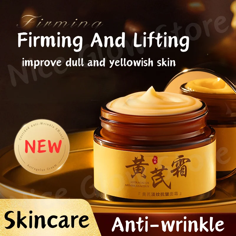 Herbal Astragalus Anti-Aging Face Cream Anti-Wrinkle Firming Face Moisturizer Cream Natural Formula for Youthful, Smooth Skin