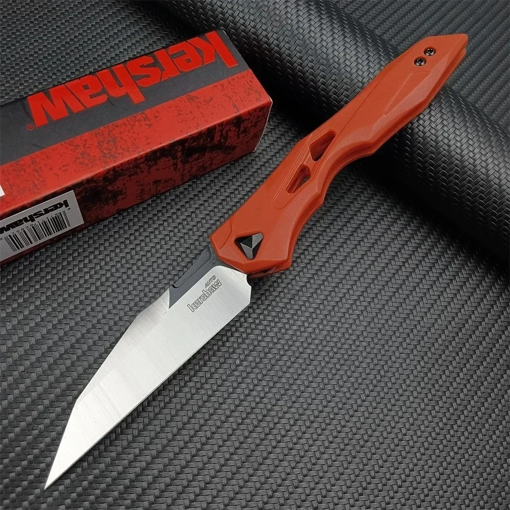 KS 7650 Launch 13 Folding Pocket Knife 8Cr13Mov Blade Nylon Fiber Handle Outdoor Hunting Flipper Knives EDC Tools Gift