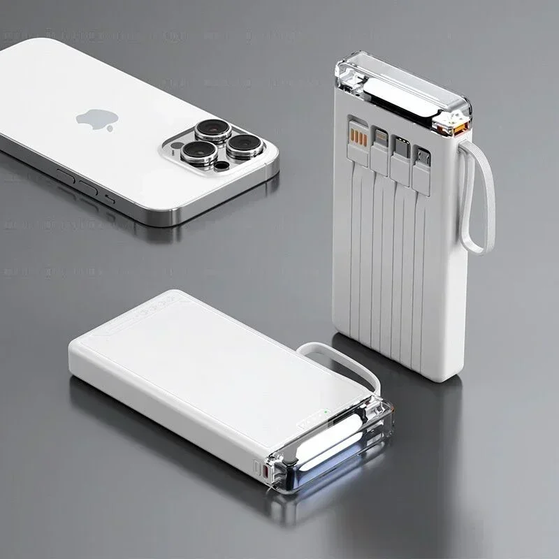 mini 50000mAh Power Bank Super Fast Chargr PowerBank Portable Charger External Battery Pack for iPhone Xiaomi Samsung