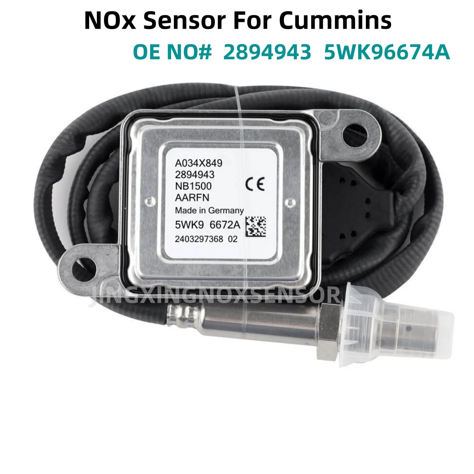 

2894943 5WK96672A Original NEW Nitrogen Oxide NOX Sensor Outlet For Cummins ISB 6.7L ISX 11.9L 14.9L