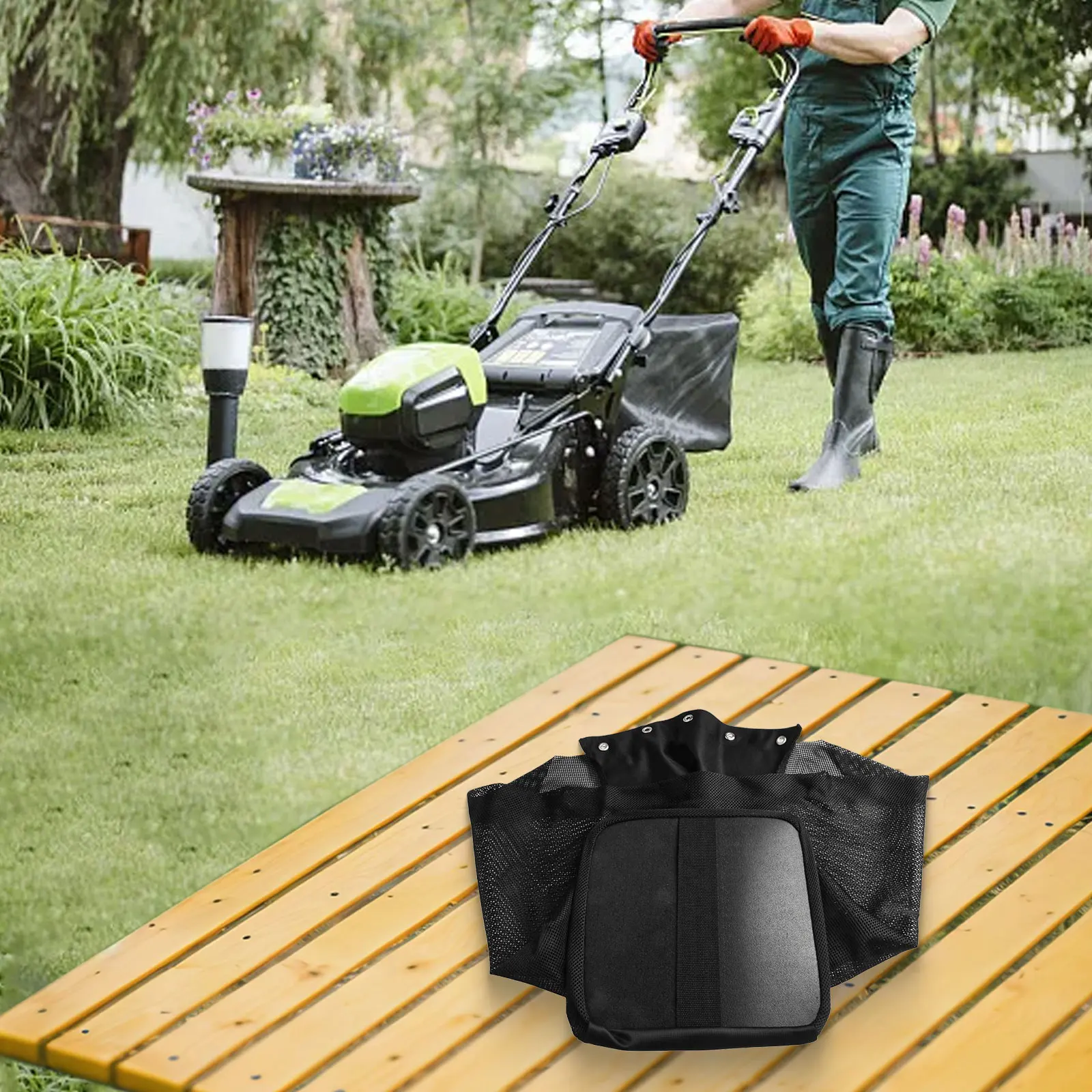 Grass Catcher Bag for Lawn Mowers Fits OEM Numbers 9640221 7640221 and 7640221P for Effective Debris Collection