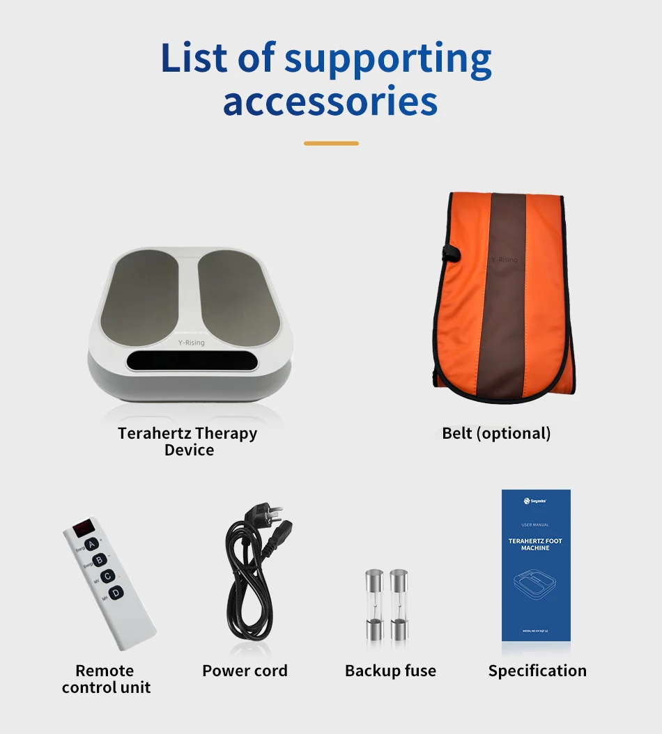 STLFOlylifee 2025 جديد Tera P90 Terahertz أداة الرنين الحيوي Iteracare Terahertz جهاز Itera مدلك قدم مع THz العلاج