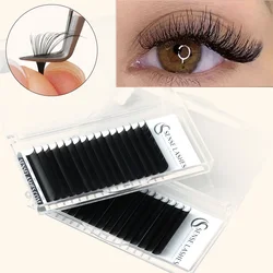 SENSE LASHES 16 Rows Premium Classic Individual Lashes Matte Black Soft Natural Eyelashes Extension Makeup Tools Wholesale