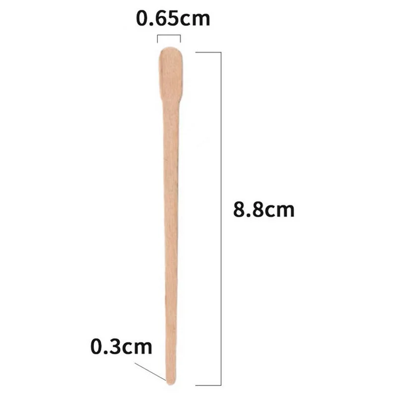 Women's Wooden Hair Removal Sticks Disposable Depilation Spatula 100/200/500PCS Waxing Sticks for Face & Eyebrows Beauty Tool view 4