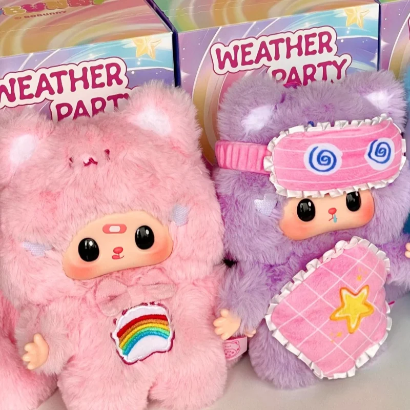in Spot VGT the Bonny Weather Party Vinyl Plush Blind Box Collectible Surprise Doll Trendy Toy Gift for Mobile Fans