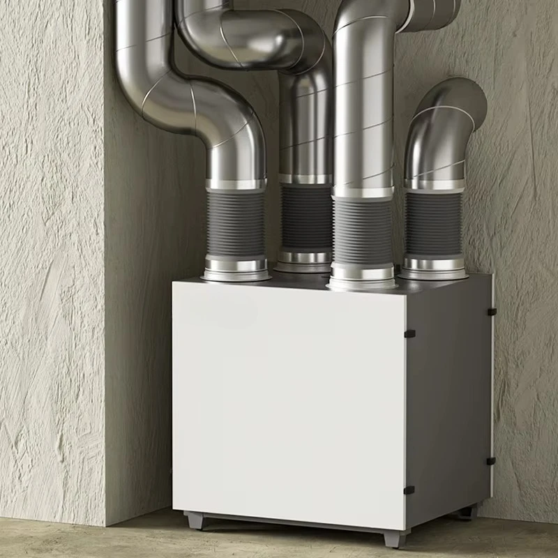 Vertical ERV HVAC Fresh Air Ventilation System Air Exchanger Wall Heat Recovery Ventilation Recuperator 2
