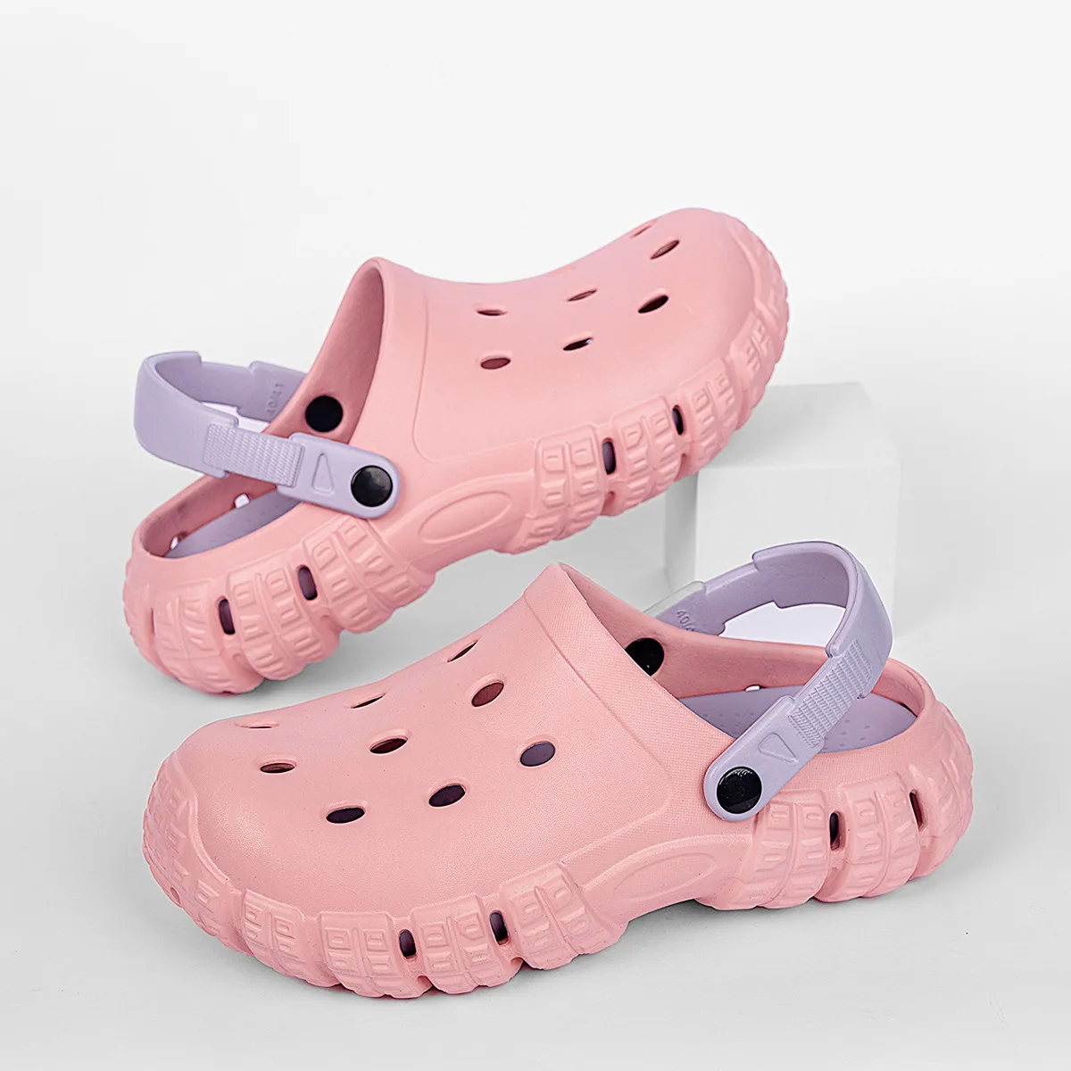 2025 New Style Unisex Colorful and Cute Camouflage Parent-Child Indoor and Outdoor Clog Shoes, Durable and Anti-slip