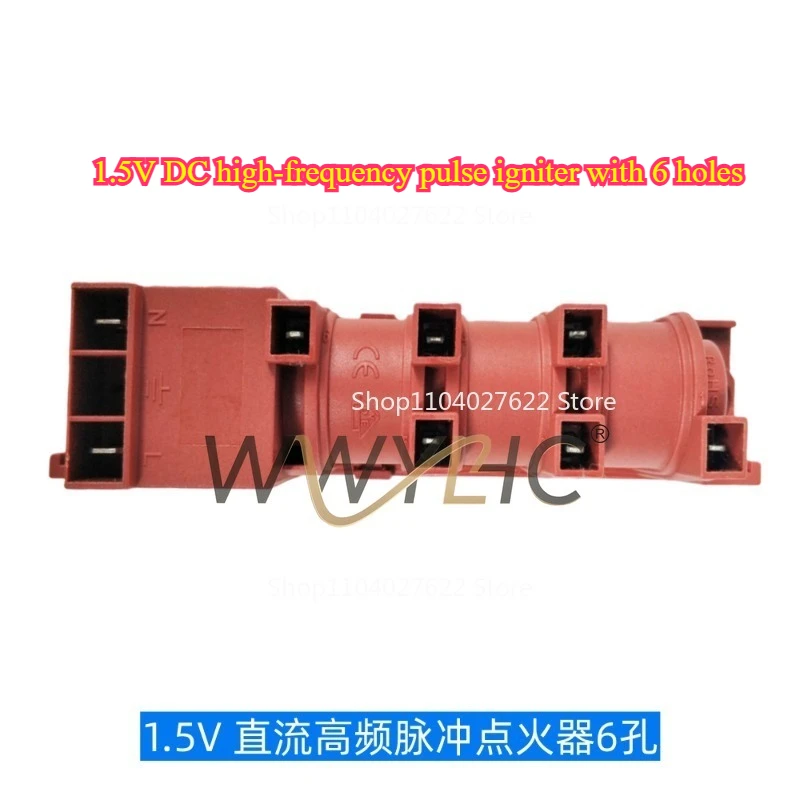 

For Oven Oven Stove 6 Hole 1.5V DC High Frequency Pulse Igniter Water Heater Electronic Ignition Switch