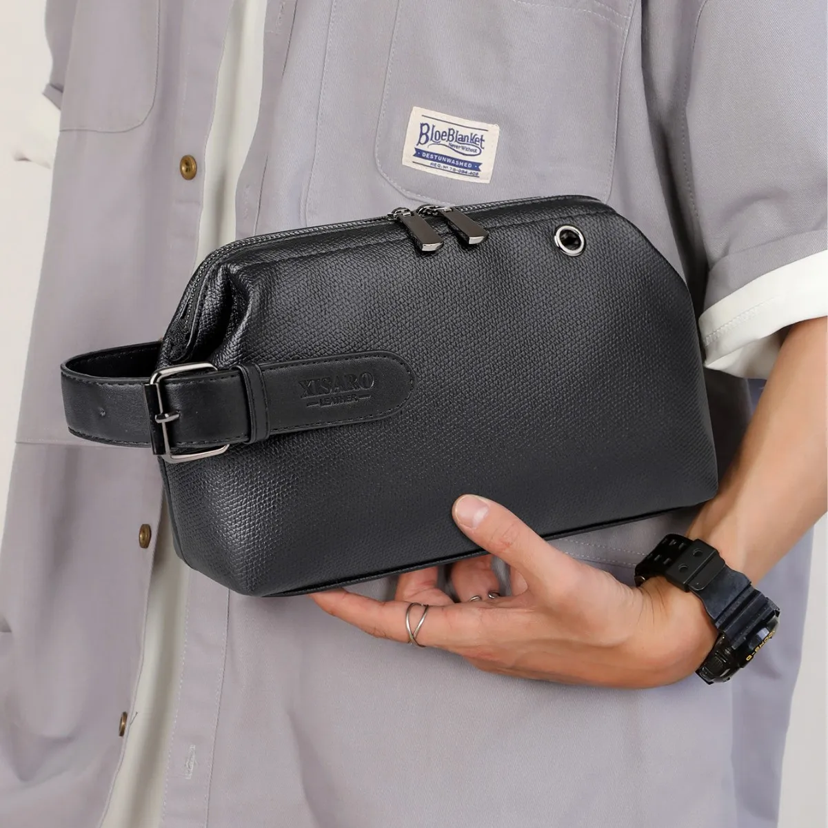 

2026 New Fashion Business Men's Clutches Men Pu Leather Long Organizer Wallet Boy Men Brand Luxury Casual Card Holder Purse