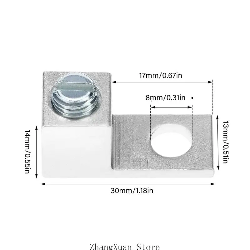 Aluminium-Erdungsösen, schnelle Installationsklemmen, Blöcke, elektrischer Steckverbinder, 3 x – Detail 6