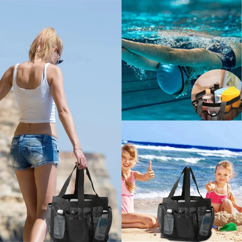 Tas Pantai Jaring Anti Pasir, - Tote Bag Beach ulasan dan harga