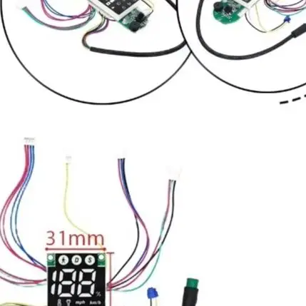 

1 шт. Панель приборов для электросамоката Xiaomi 5 Pro, дисплей, экран, плата управления, запасные части и аксессуары