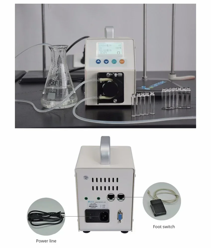 Dispenser automatico per pompa multimediale peristaltica da laboratorio liquido da 100 a 220 Volt per vendite calde