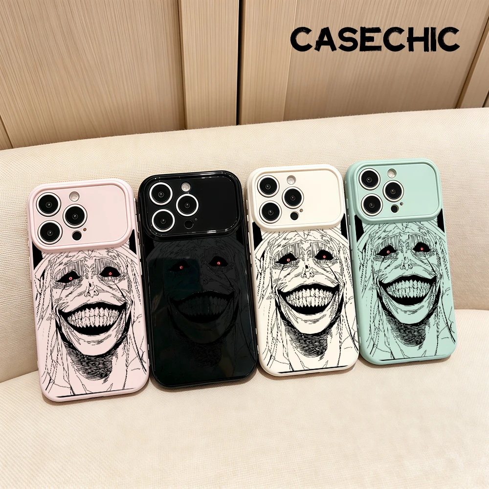 Anime Solos Levels Handyhülle für iPhone 17 16 15 13 12 11 Pro Max 14 Plus Niedlicher Herz-Seitenrahmen Weiche Schutzhülle