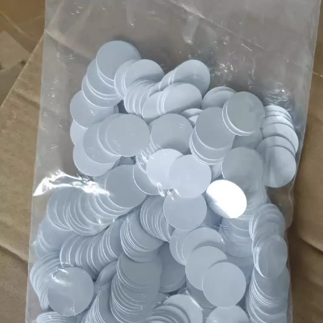 10Pcs TK4100 EM4100 125KHz RFID EM ID Smart Card Tag Token Key Chain Keyfob Coin Circular Read Only With Sticker