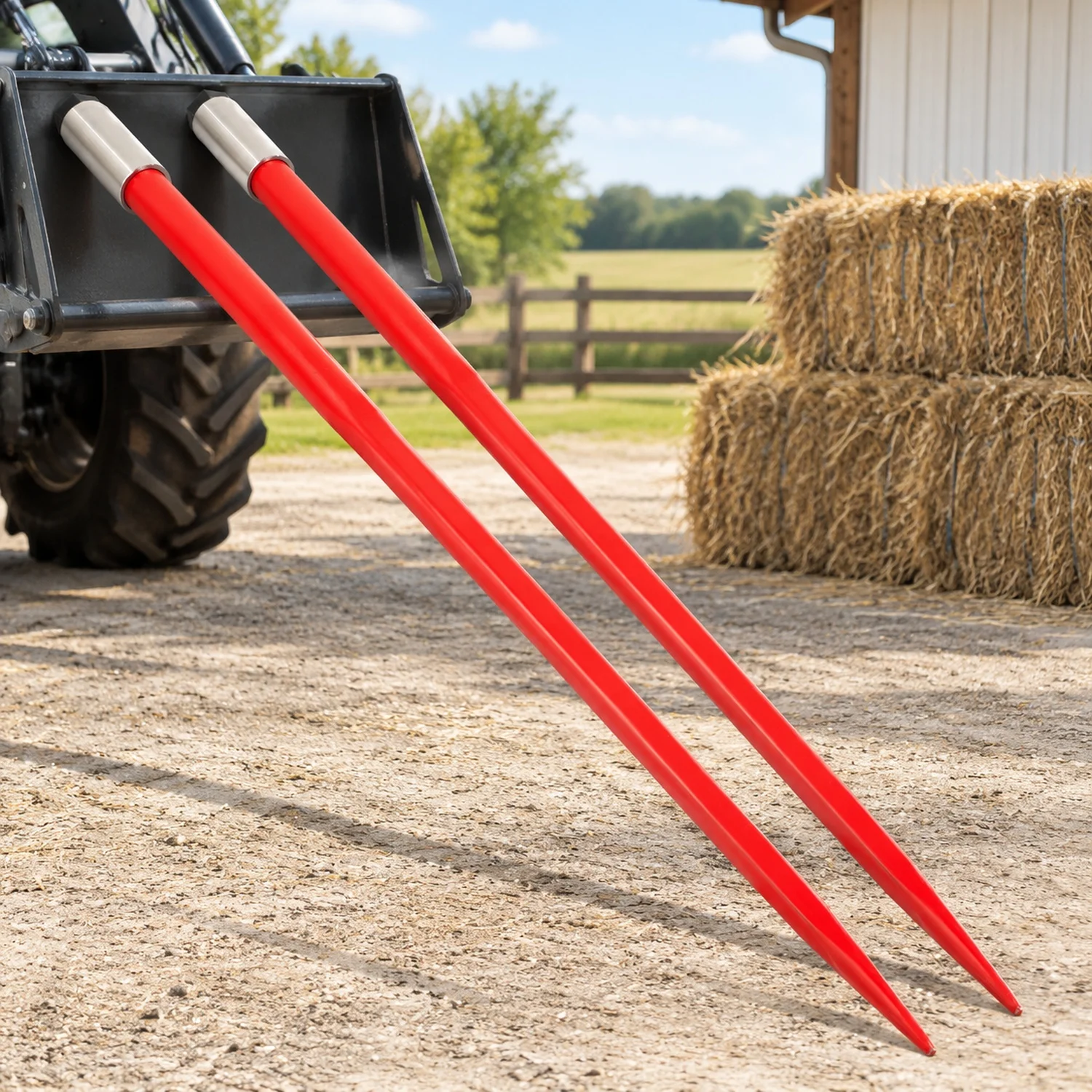 Pair Hay Spear 49