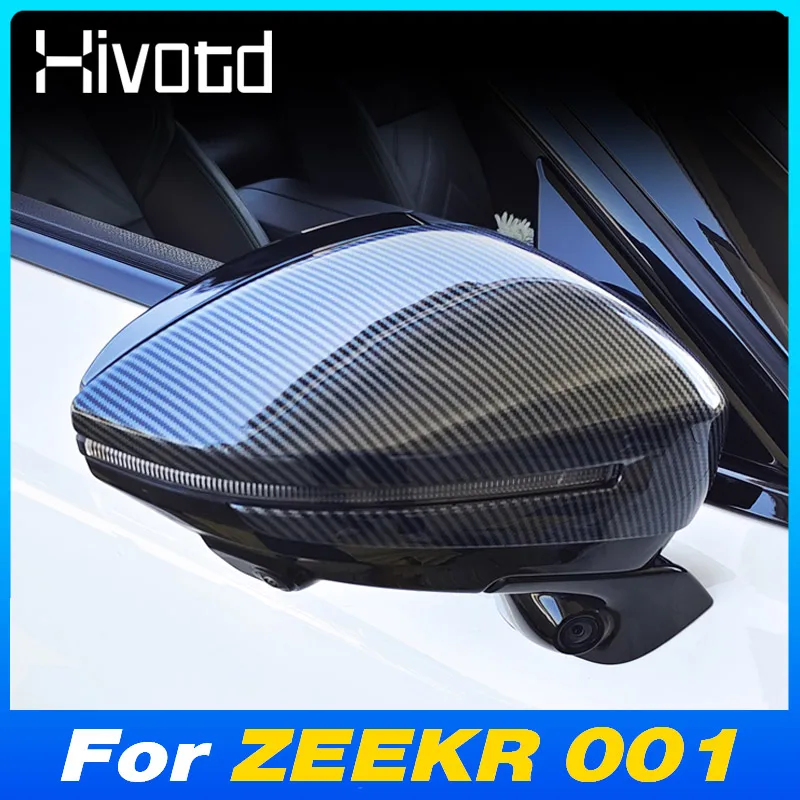 

For ZEEKR 001 WE ME YOU Z-sport Car Rearview Side Mirror Cap Cover Rear View Visor Protector Exterior Product Accessories 2024