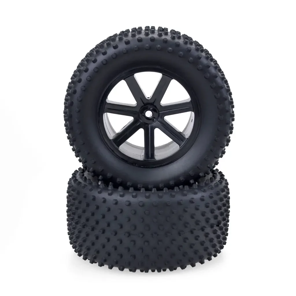 

4PCS Desert Truck 110MM RC Rubber Sponge Tires Tyre Rim Wheels Tires 12mm Hub Hex For RC 1/10 Car HSP Off Road