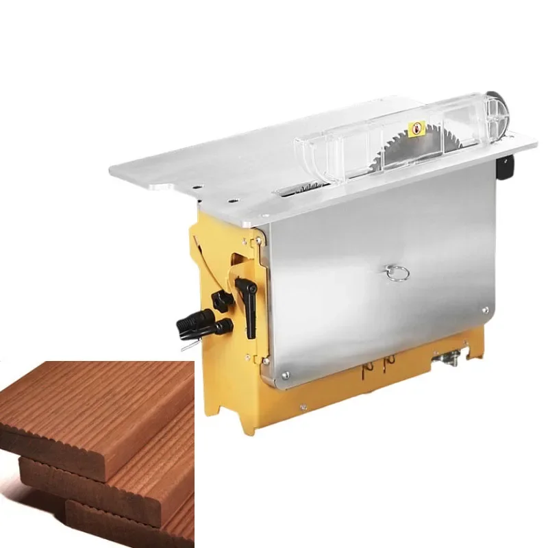 2026 NEW 220V Dust-free Saws Woodworking Precision Table Saw Dustless Mother-child Saw Liftable Oblique Cutting Table Saw