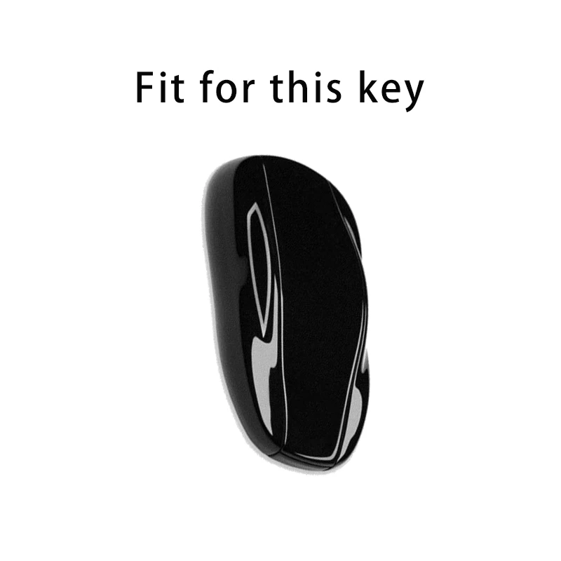 TPU Leahter Car Remote Smart Key Cover Case Bag Shell Holder Fob Keychain for Tesla Model S Model 3 Model X Accessories