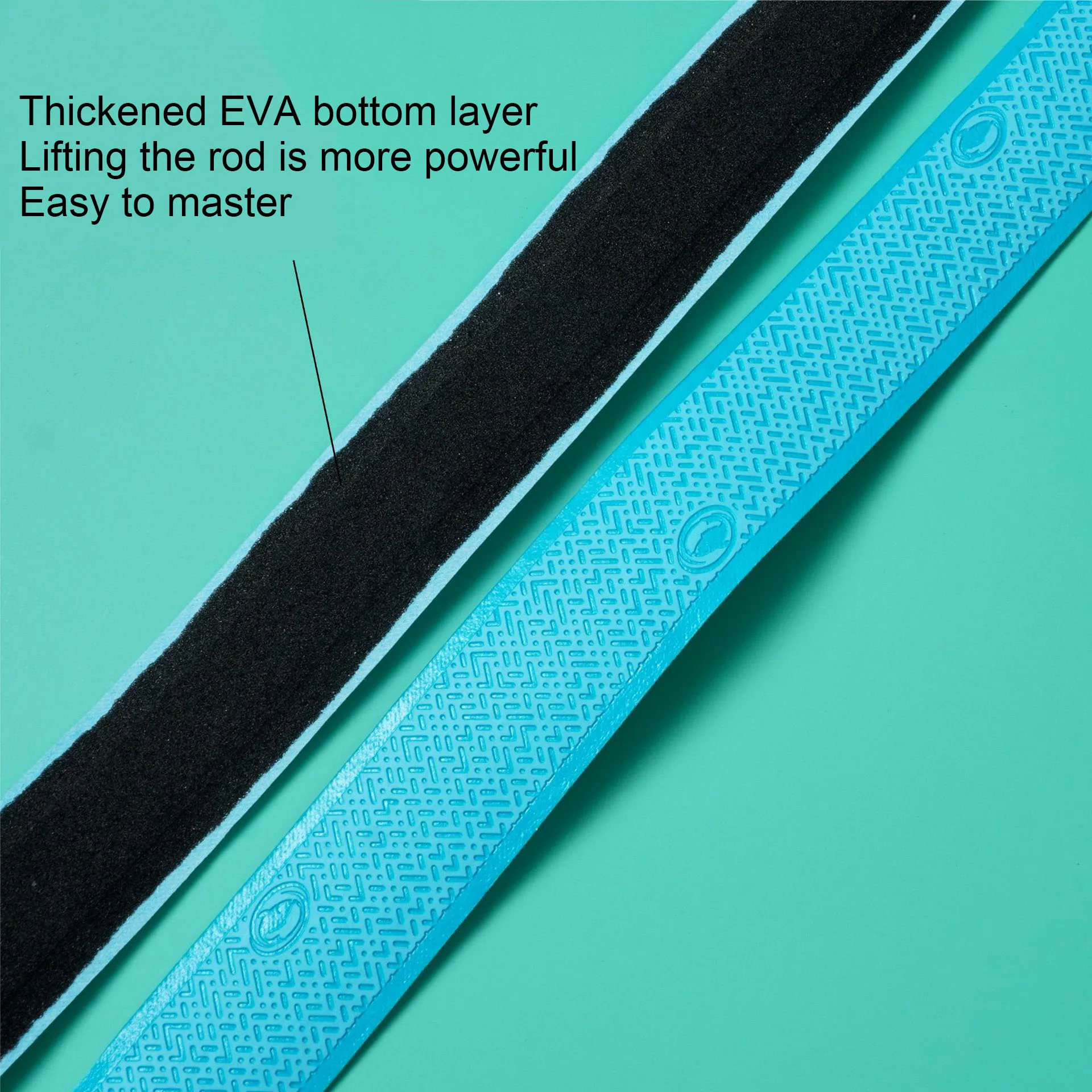 

5 Pieces Tennis Handle Anti Slip Sweat Absorbing Strap Waterproof Bicycle Handle Wrapping Strap Fishing Rod PU Grip Strap